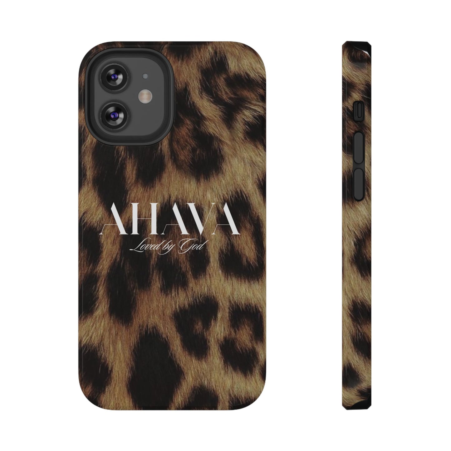 Leopard Print Ahava Phone Case