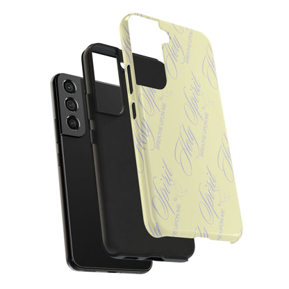 "Holy Spirit, Breathe Upon me" Buttercream Phone Case