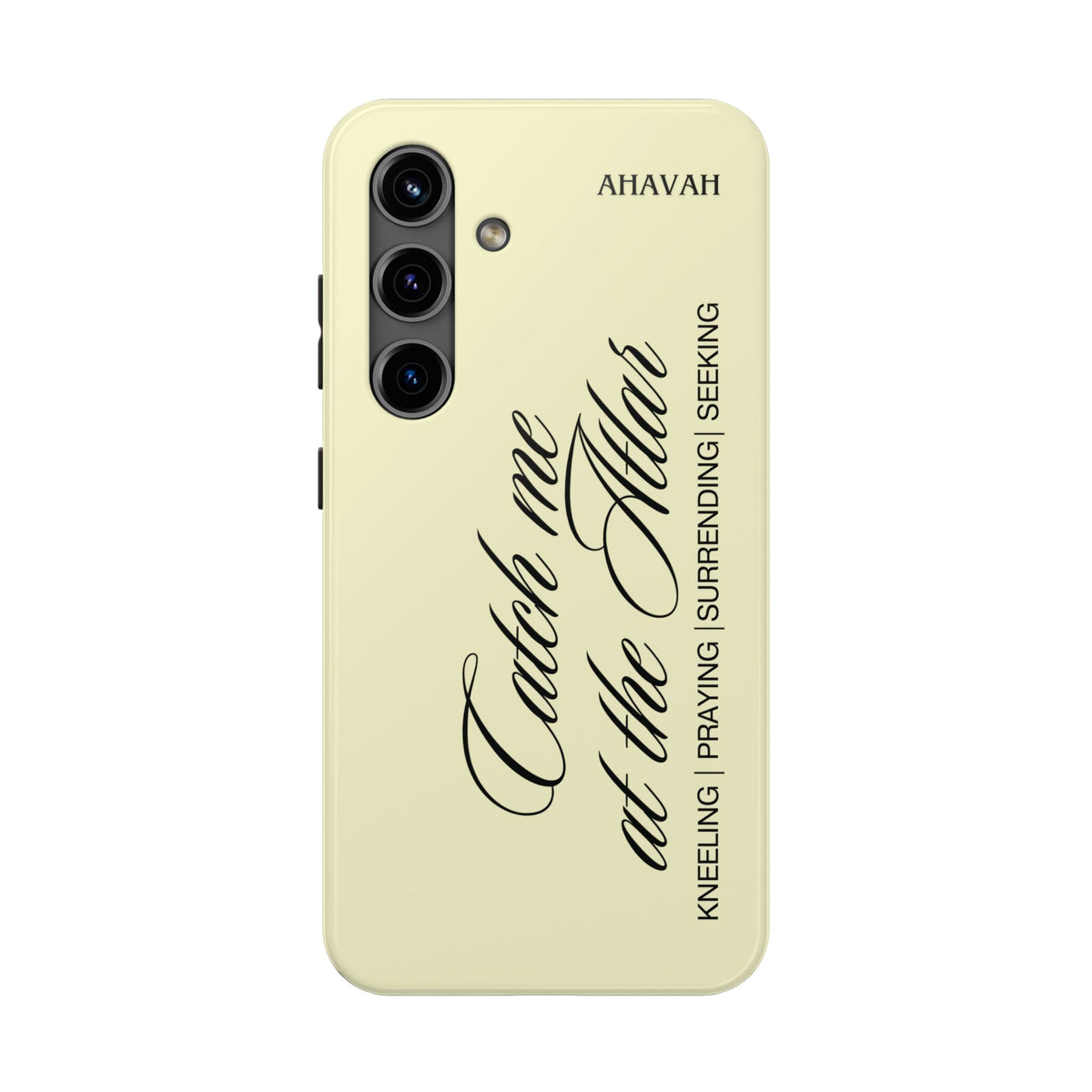Catch Me at the Altar Phone Case - Lemon Cream