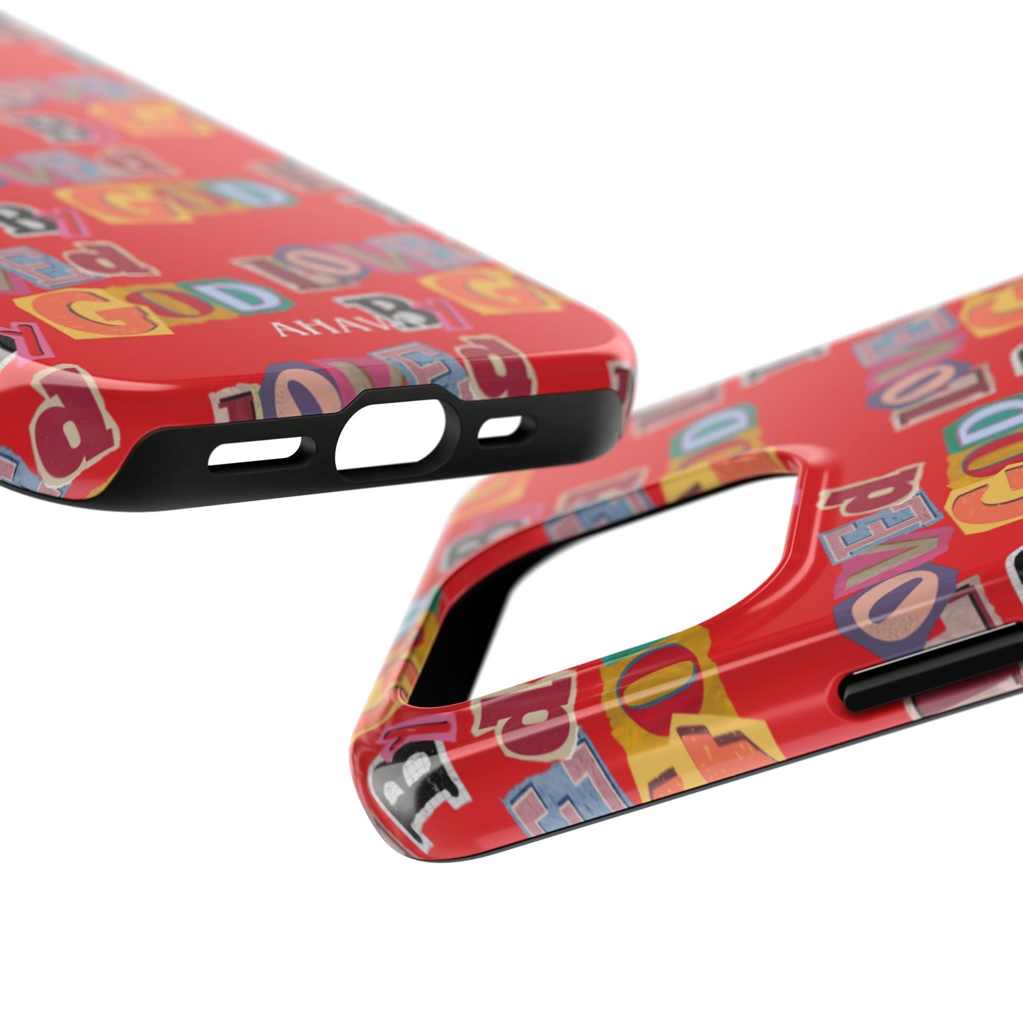 "Loved by God" Red Phone Case