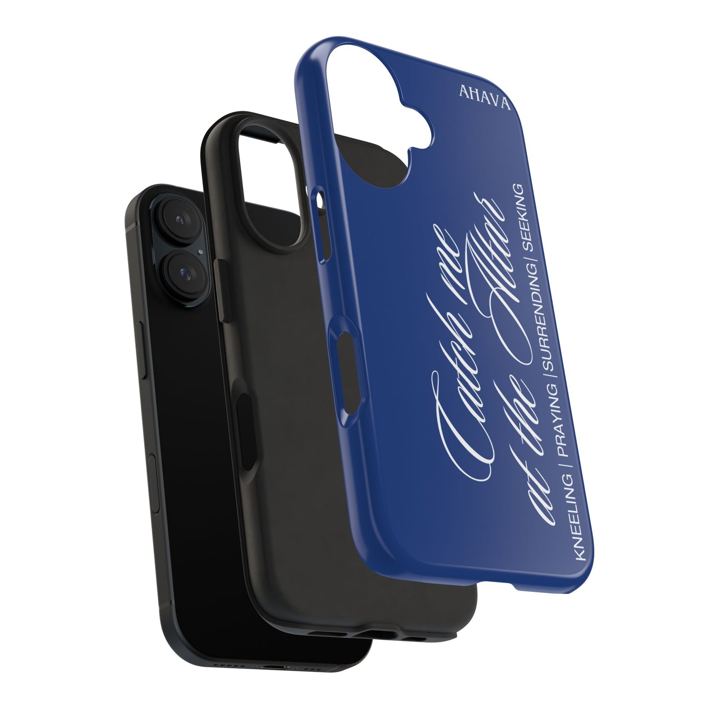 "Catch Me at the Altar" Blue Phone Case
