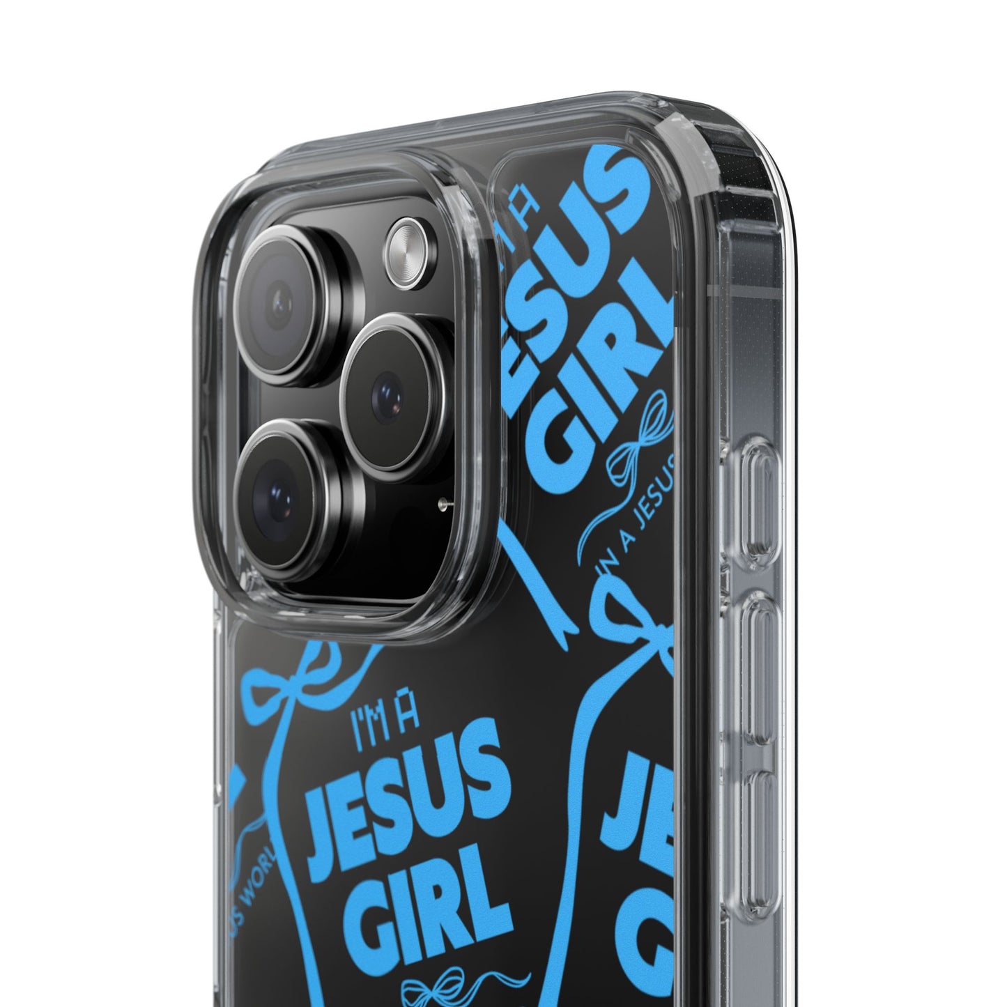 I'm a Jesus Girl Blue Case -Clear