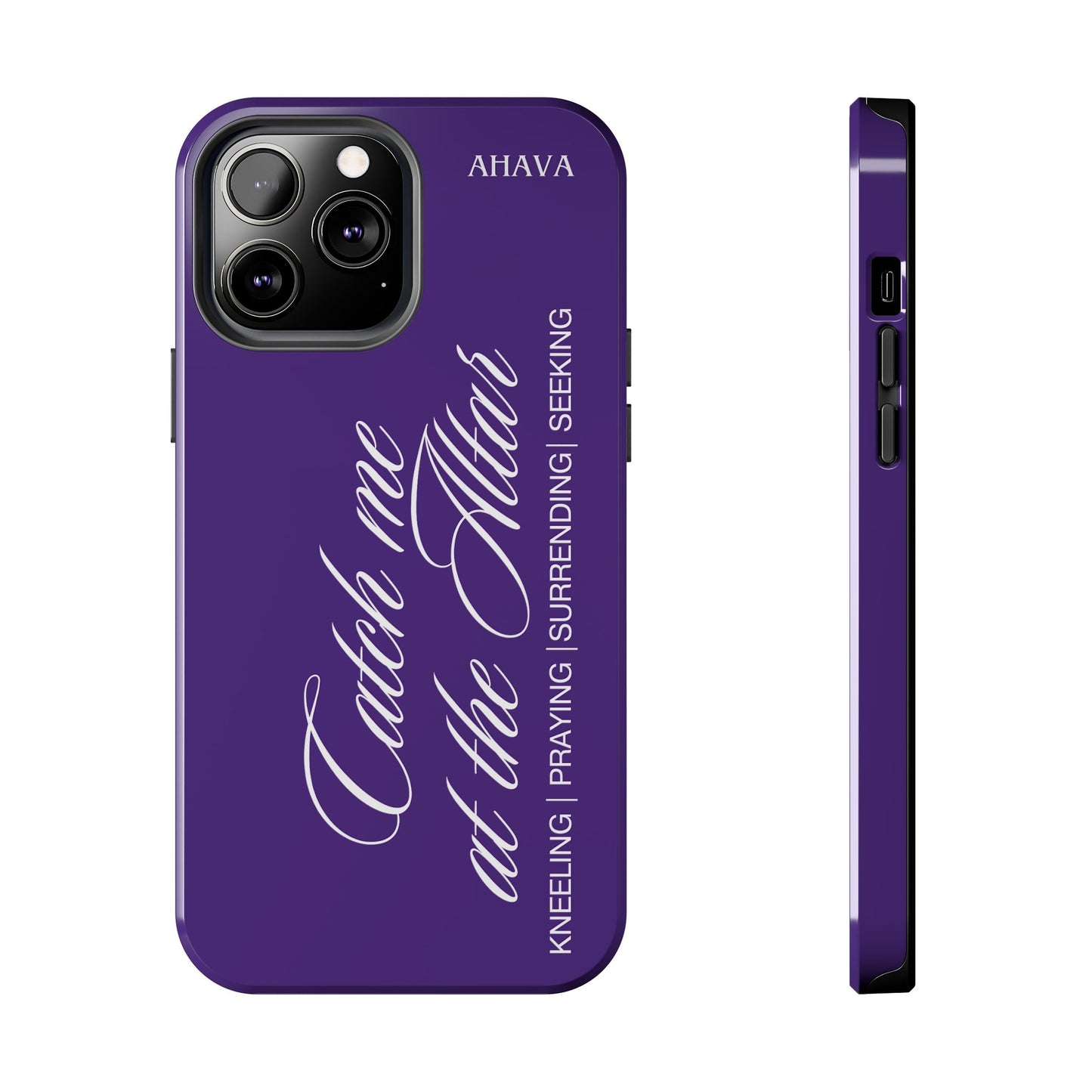 "Catch Me at the Altar" Purple Phone Case
