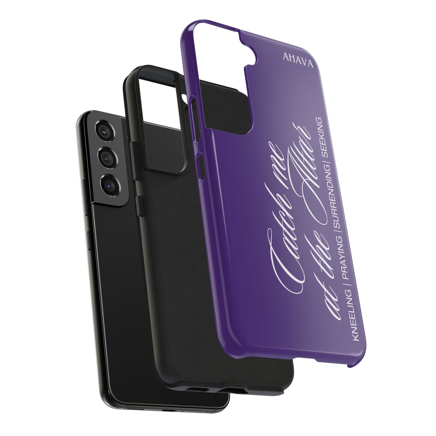 "Catch Me at the Altar" Purple Phone Case