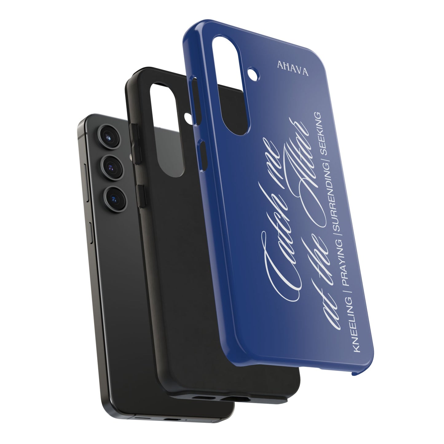 "Catch Me at the Altar" Blue Phone Case