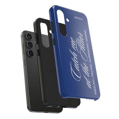 "Catch Me at the Altar" Blue Phone Case