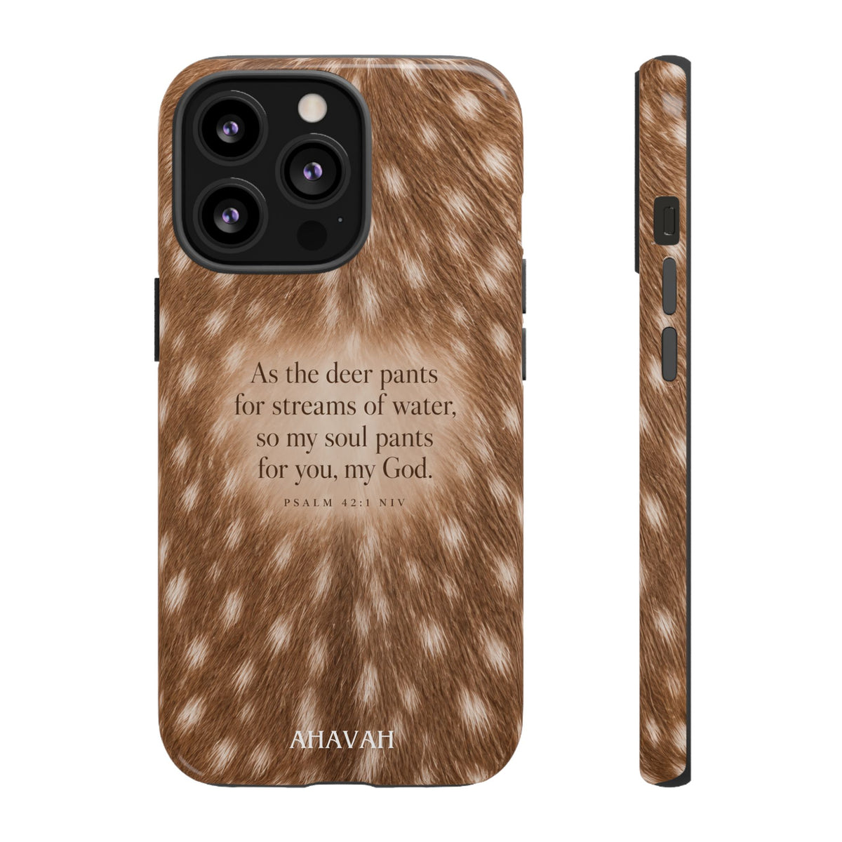 Psalm 42:1 Fawn Print Phone Case