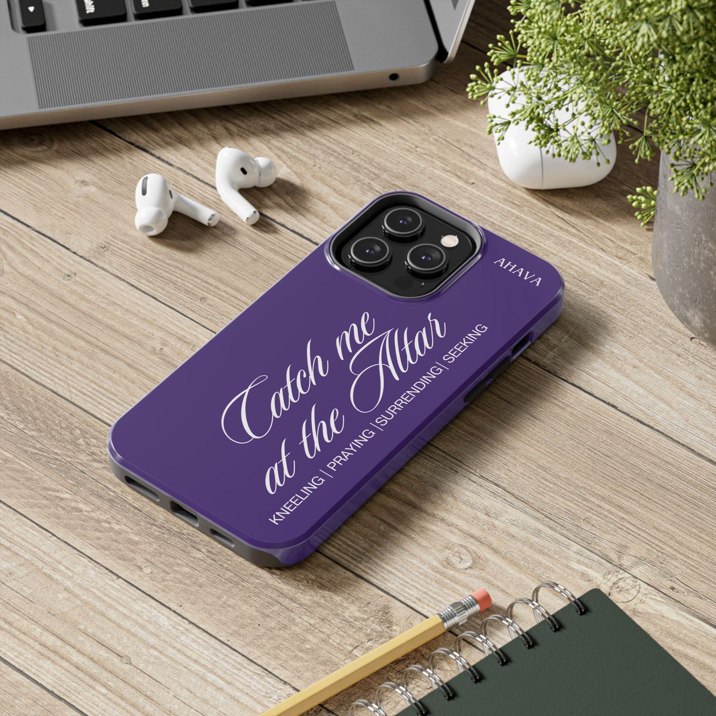 "Catch Me at the Altar" Purple Phone Case