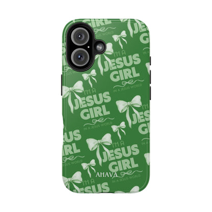 I'm a Jesus Girl Case - Green