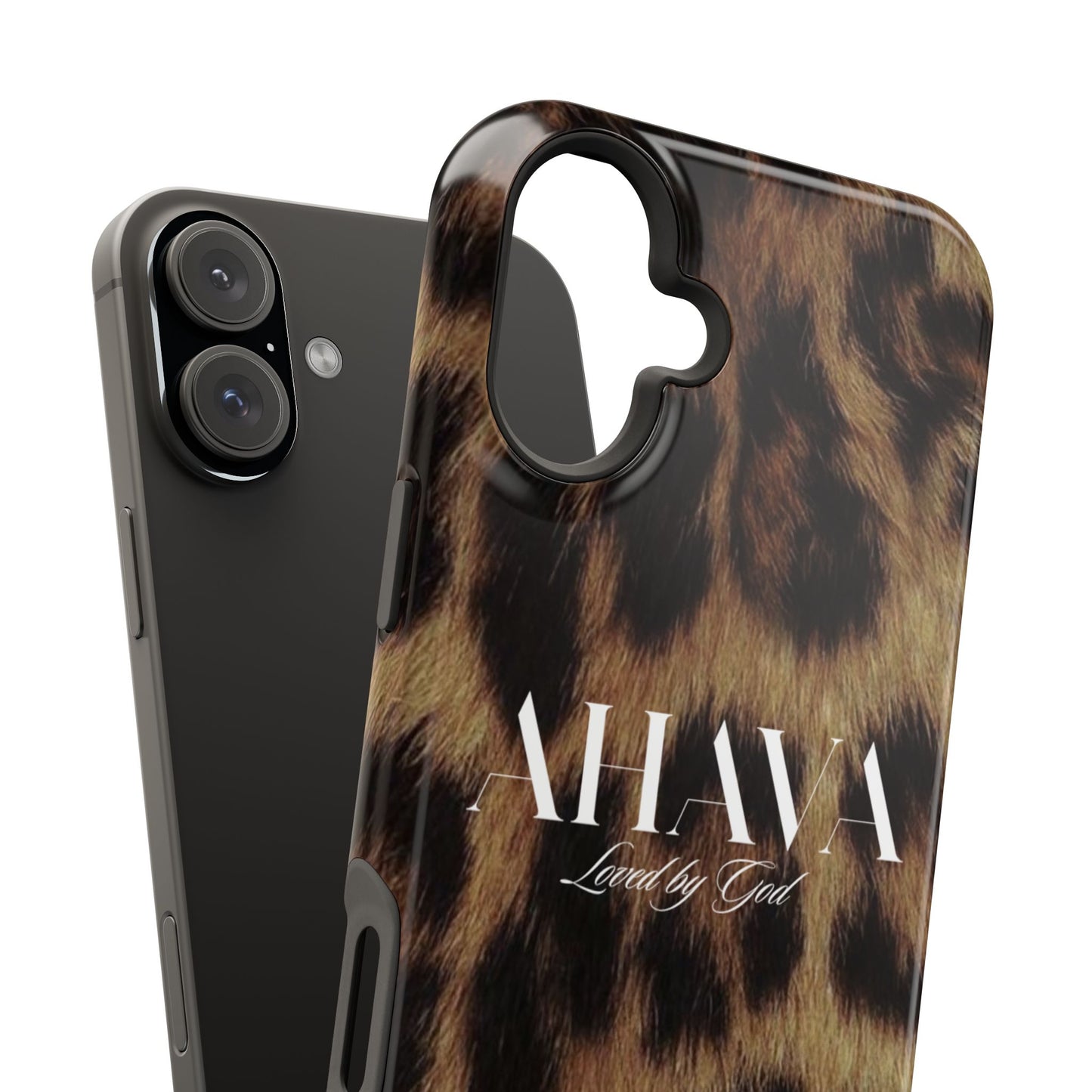 Leopard Print Ahava Phone Case