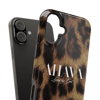 Leopard Print Ahava Phone Case