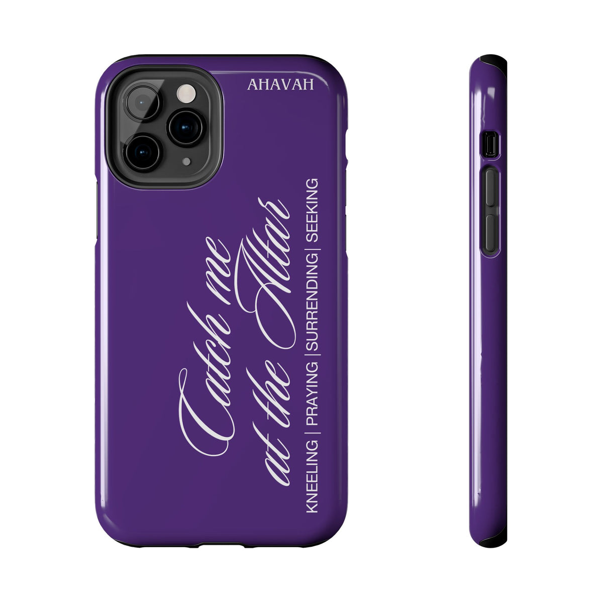 Catch Me at the Altar Phone Case | Royal Violet