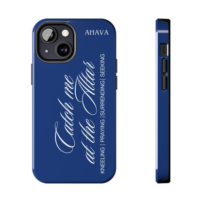 "Catch Me at the Altar" Blue Phone Case