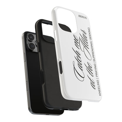 "Catch Me at the Altar" White Phone Case