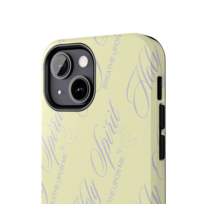 "Holy Spirit, Breathe Upon me" Buttercream Phone Case