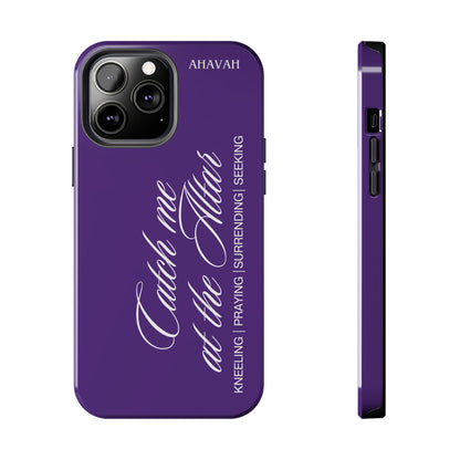 Catch Me at the Altar Phone Case | Royal Violet