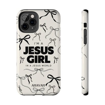I'm a Jesus Girl White Phone Case