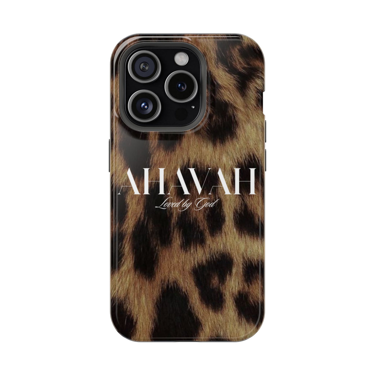 Leopard Print Ahavah Phone Case