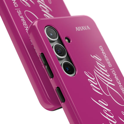 "Catch Me at the Altar" Pink Phone Case