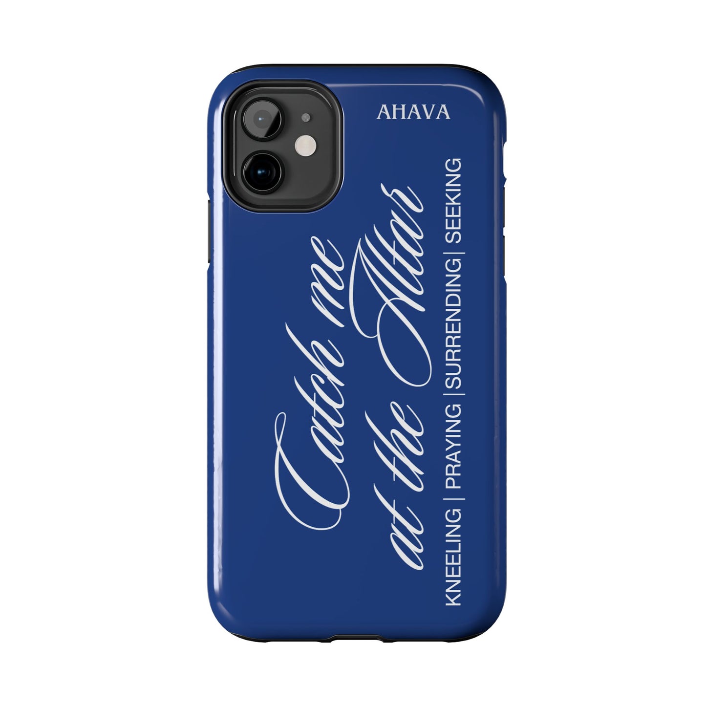 "Catch Me at the Altar" Blue Phone Case