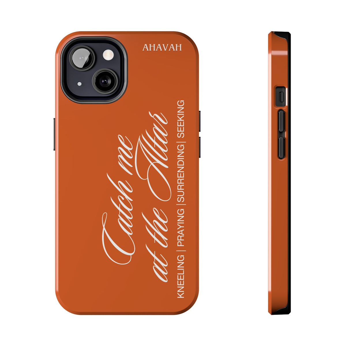 Catch Me at the Altar Phone Case | Ember orange