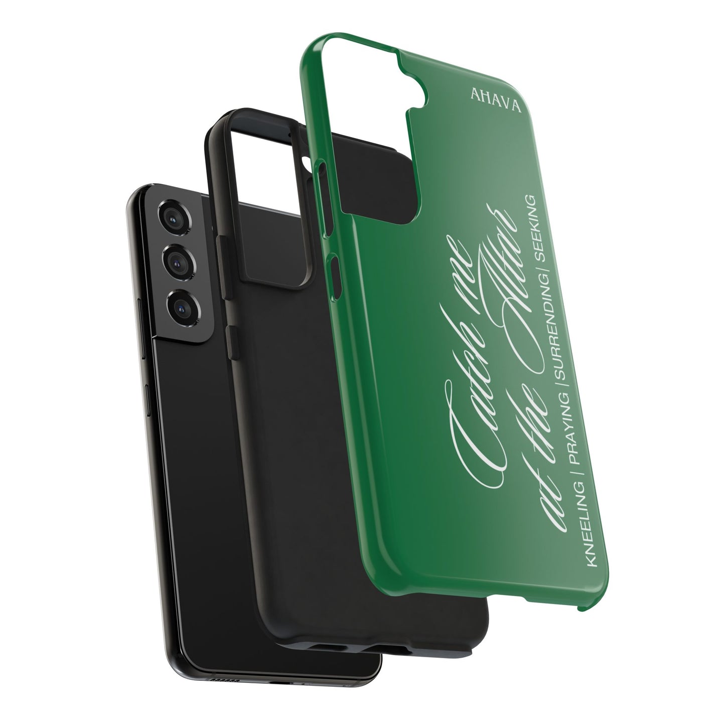 "Catch Me at the Altar" Green Phone Case