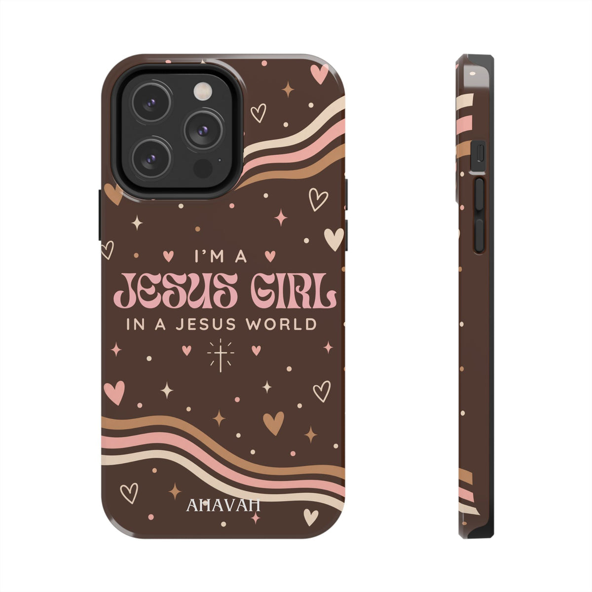 I'm a Jesus Girl Phone Case (Mocha / Brown)