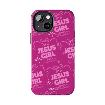 I'm a Jesus Girl Phone Case - Pink