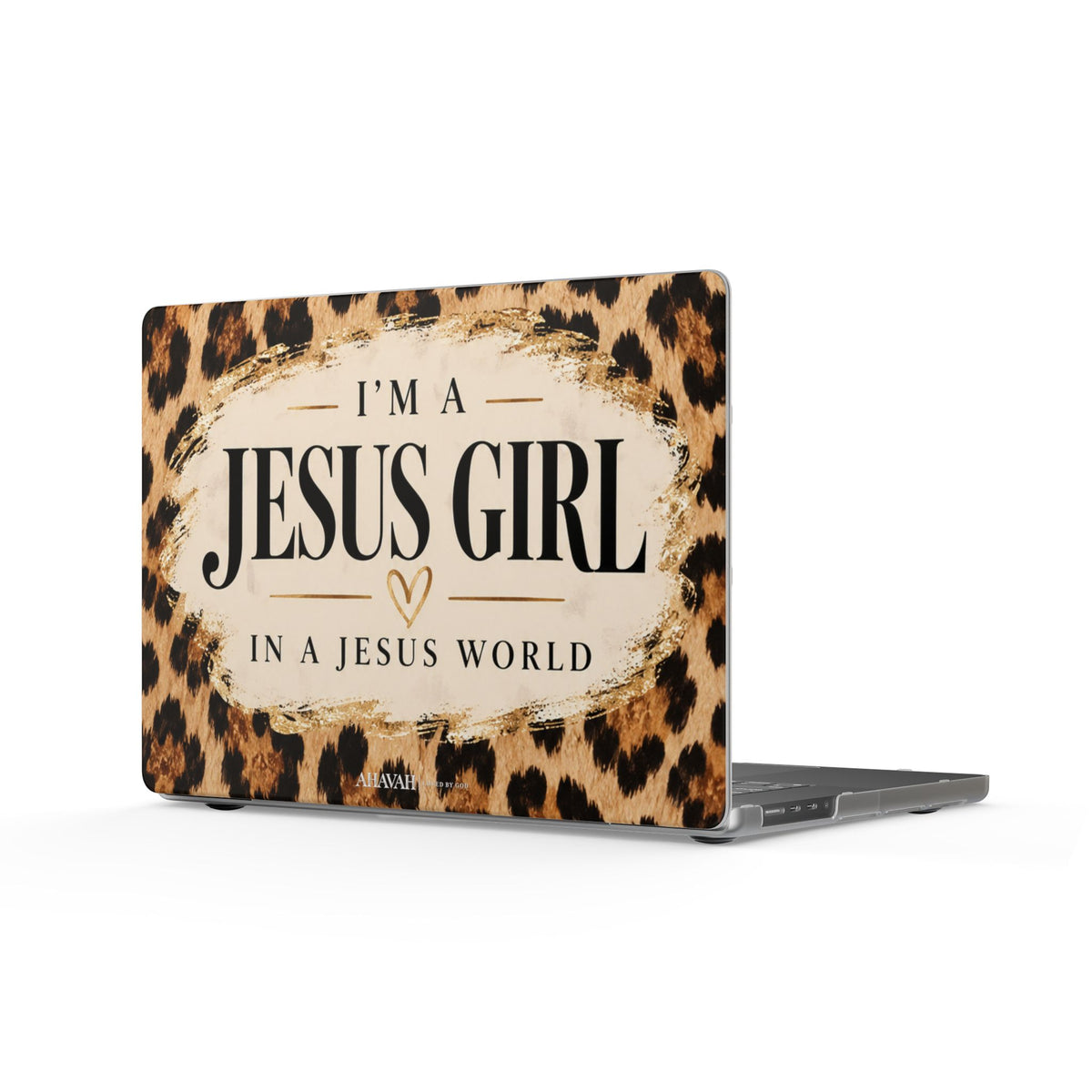I'm a Jesus Girl Leopard MacBook Case