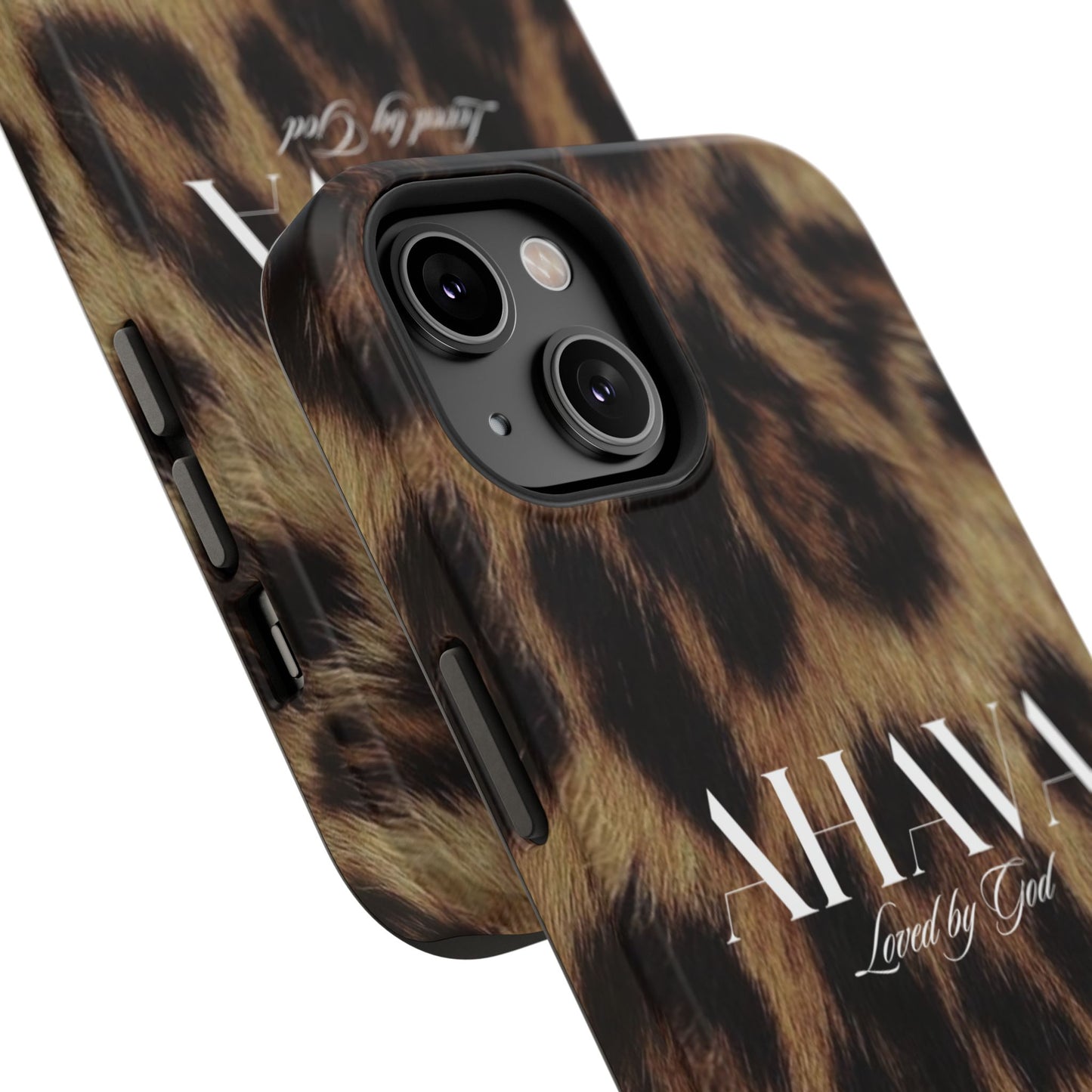 Leopard Print Ahava Phone Case