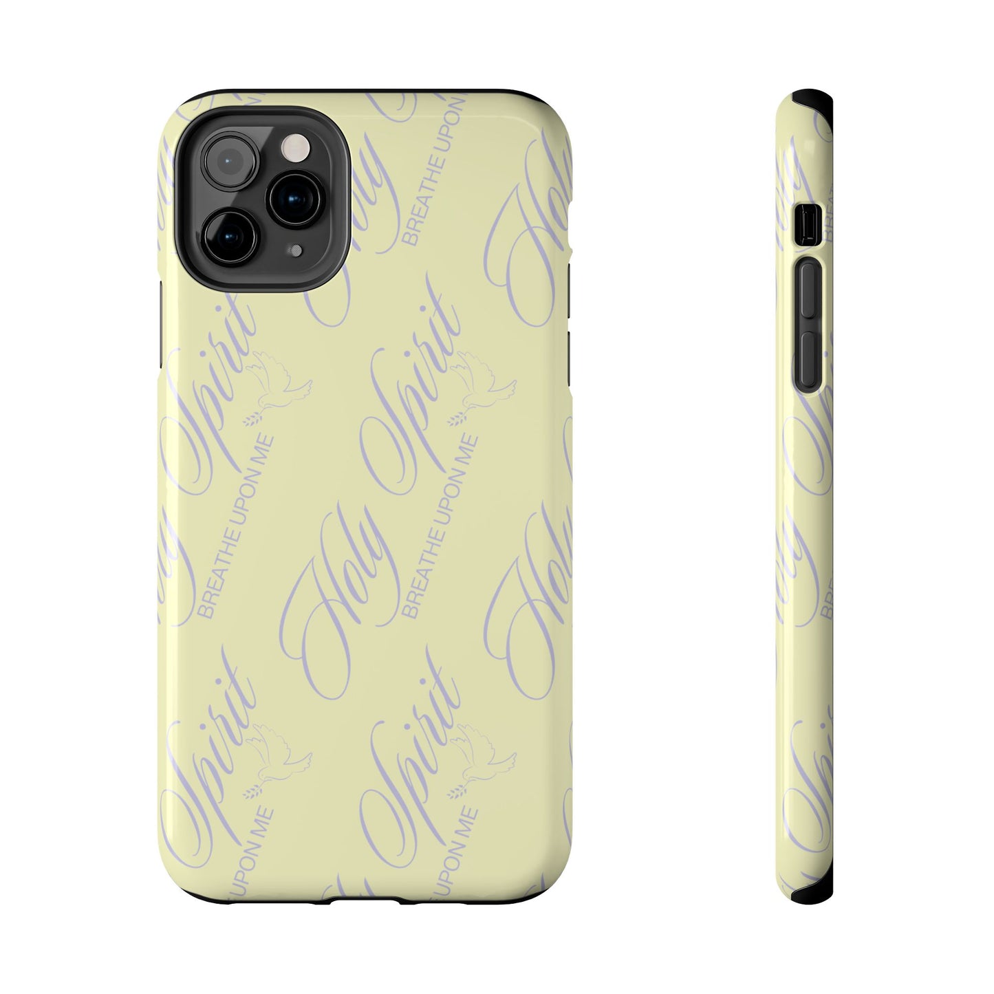 "Holy Spirit, Breathe Upon me" Buttercream Phone Case