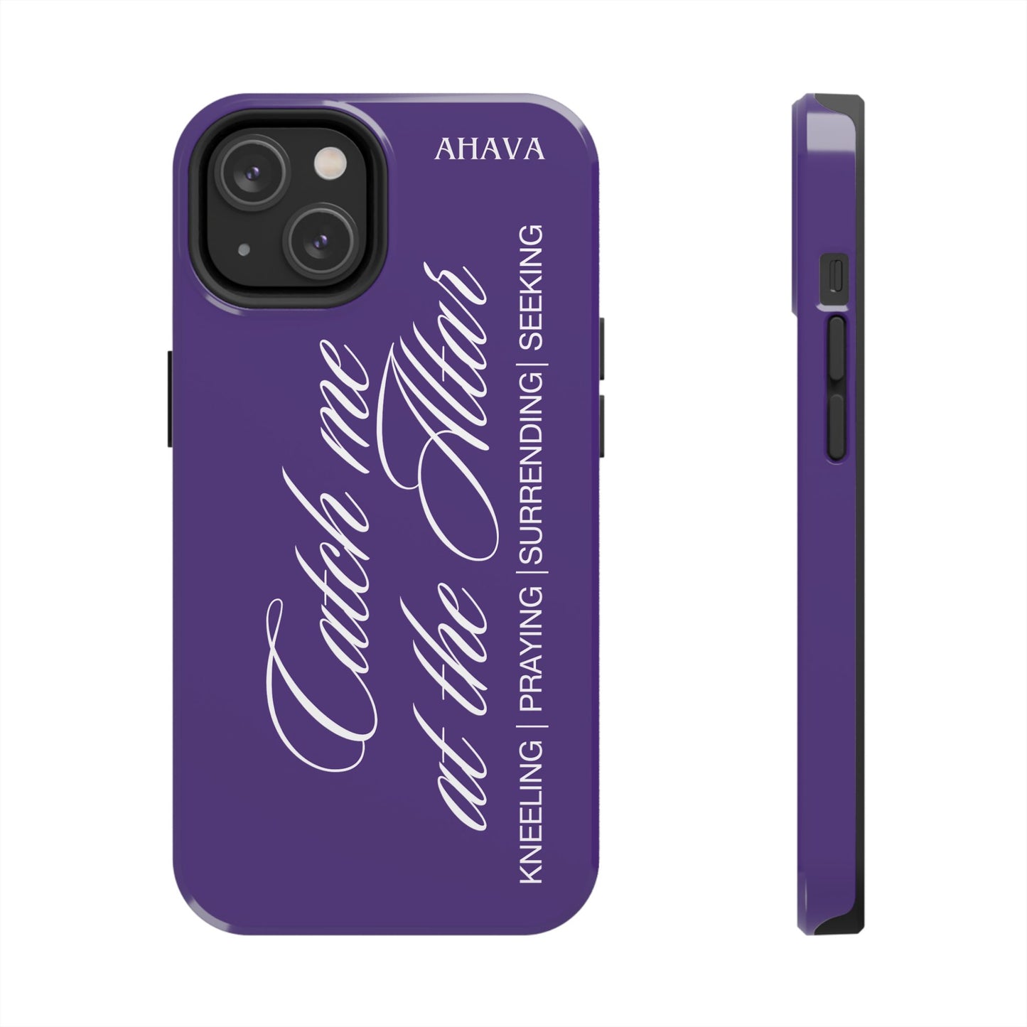 "Catch Me at the Altar" Purple Phone Case
