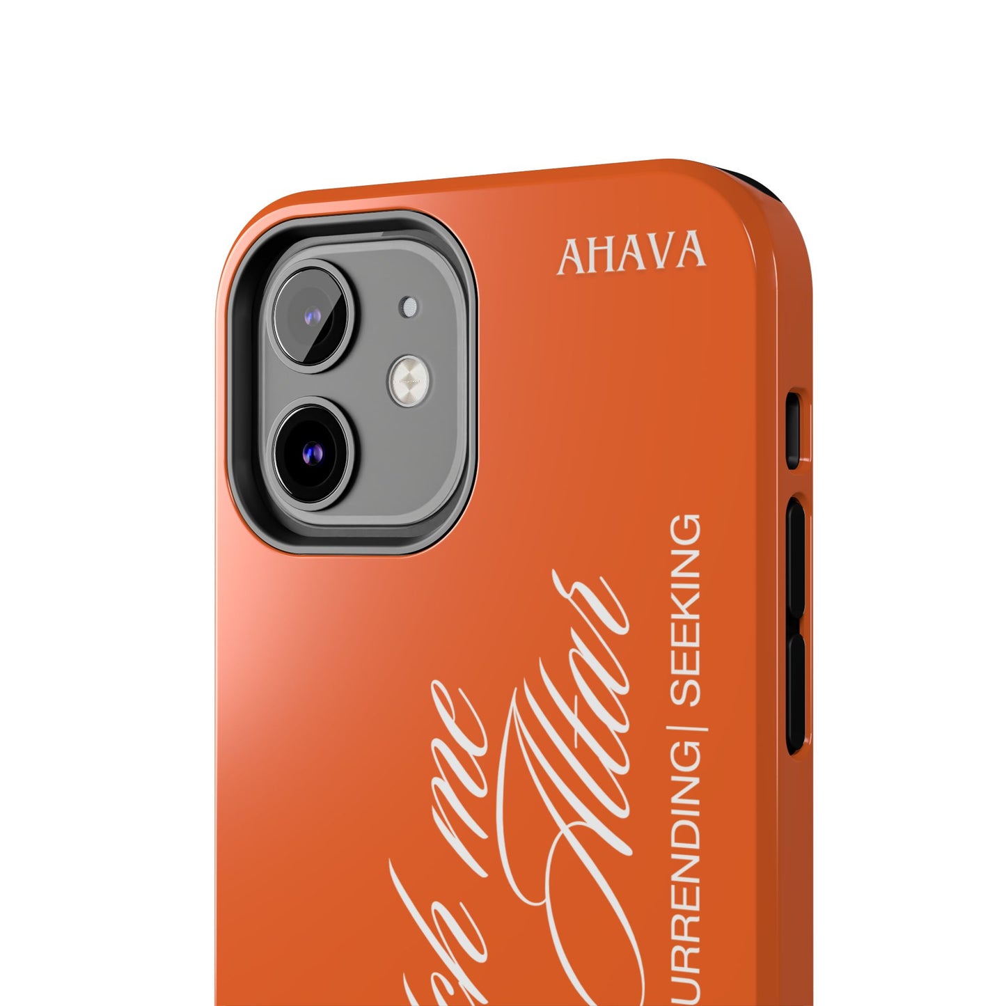 "Catch Me at the Altar" Orange Phone Case