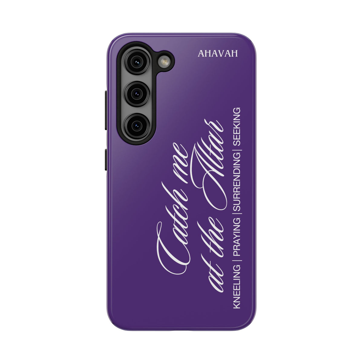 Catch Me at the Altar Phone Case | Royal Violet