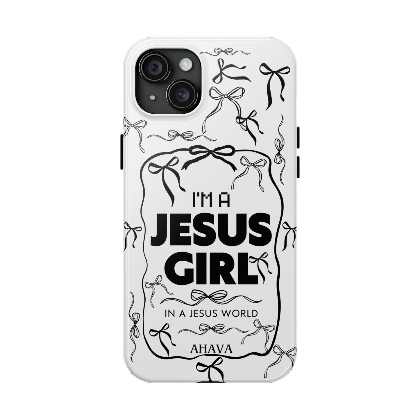 I'm a Jesus Girl  Case - black