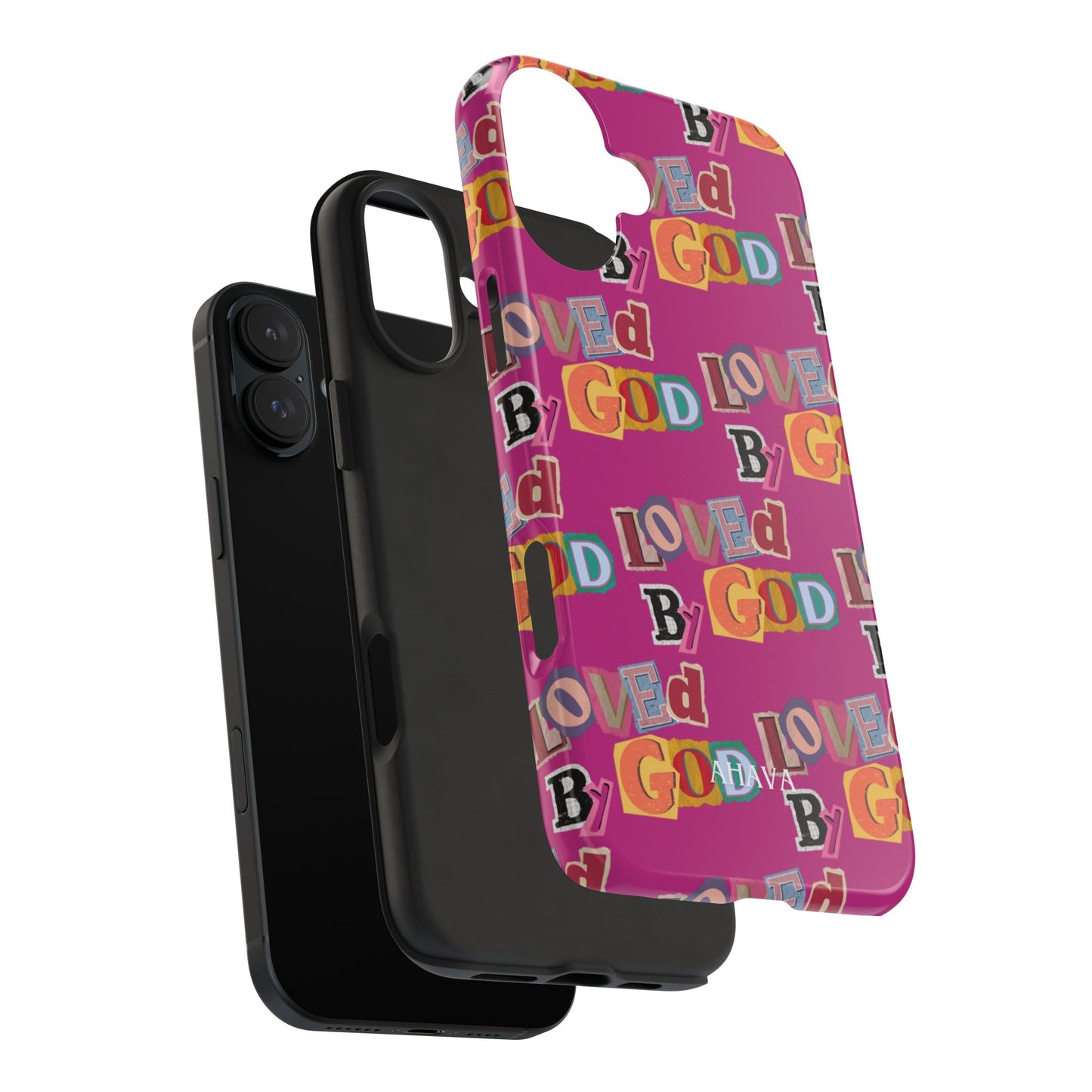 "Loved by God" Pink Phone Case