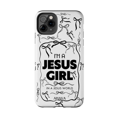 I'm a Jesus Girl  Case - black