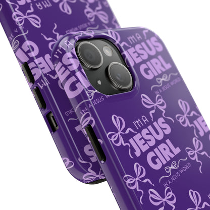 I'm a Jesus Girl Phone Case - Purple