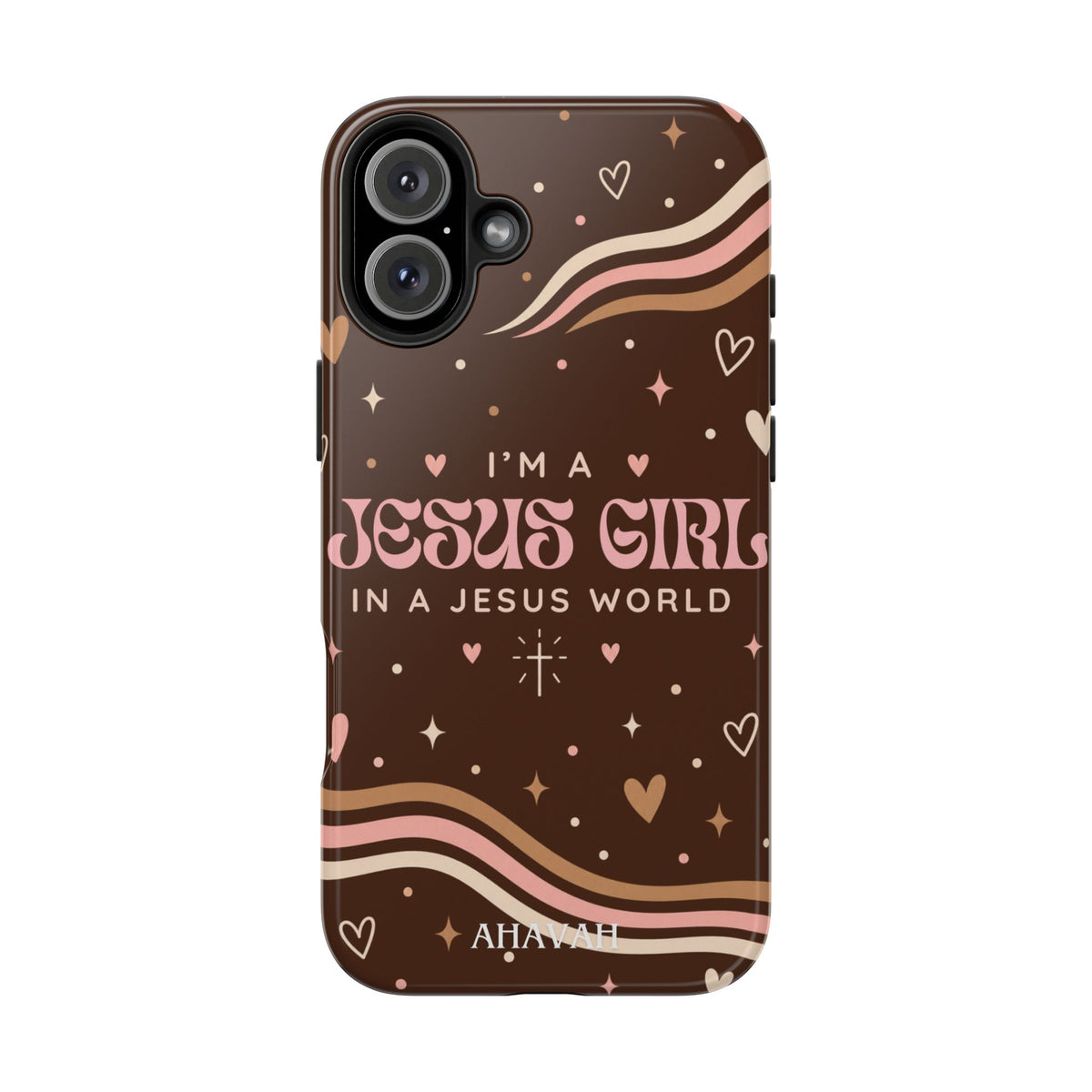 I'm a Jesus Girl Phone Case (Mocha / Brown)