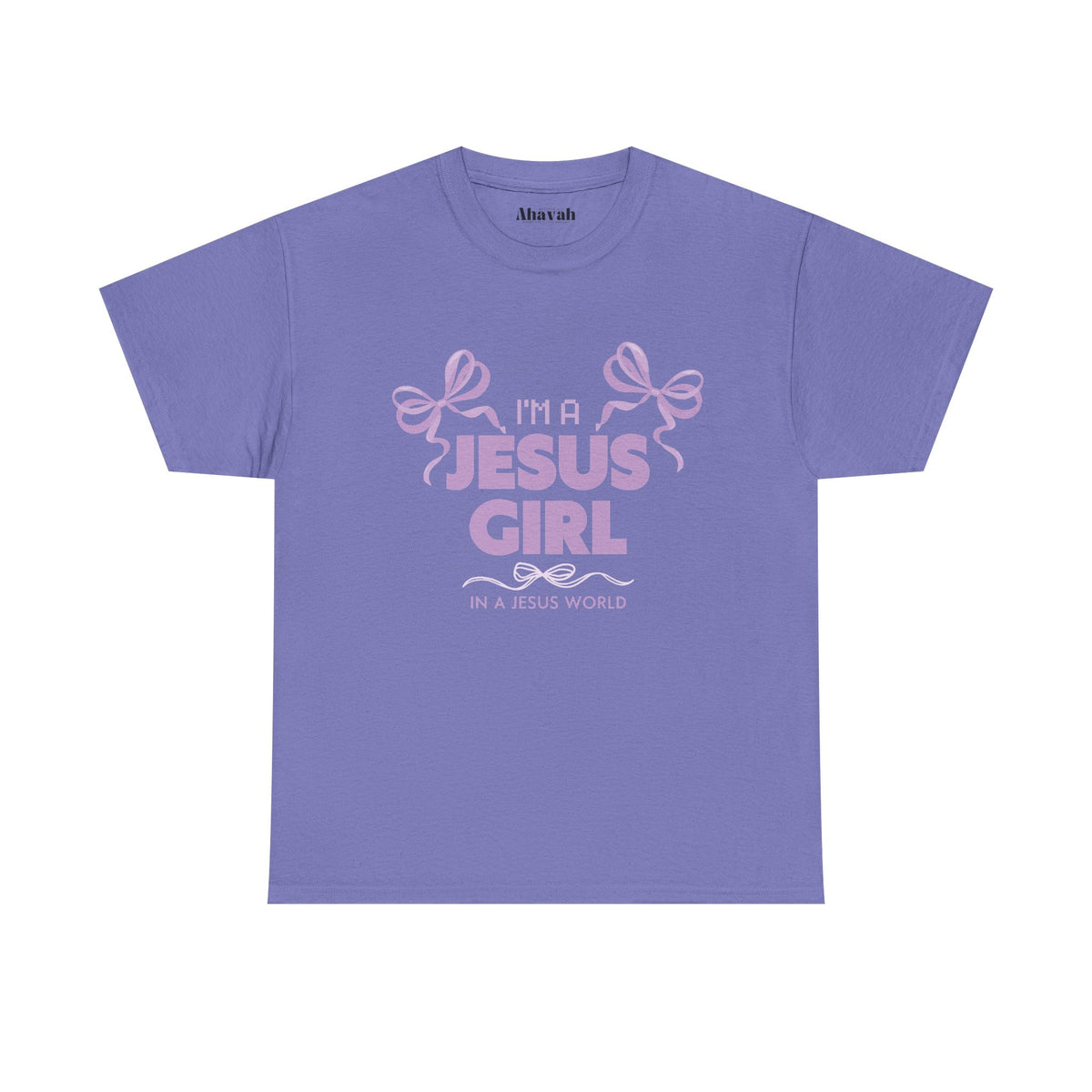 Jesus girl in a Jesus World Tee