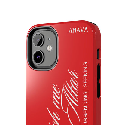 "Catch Me at the Altar" Red Phone Case