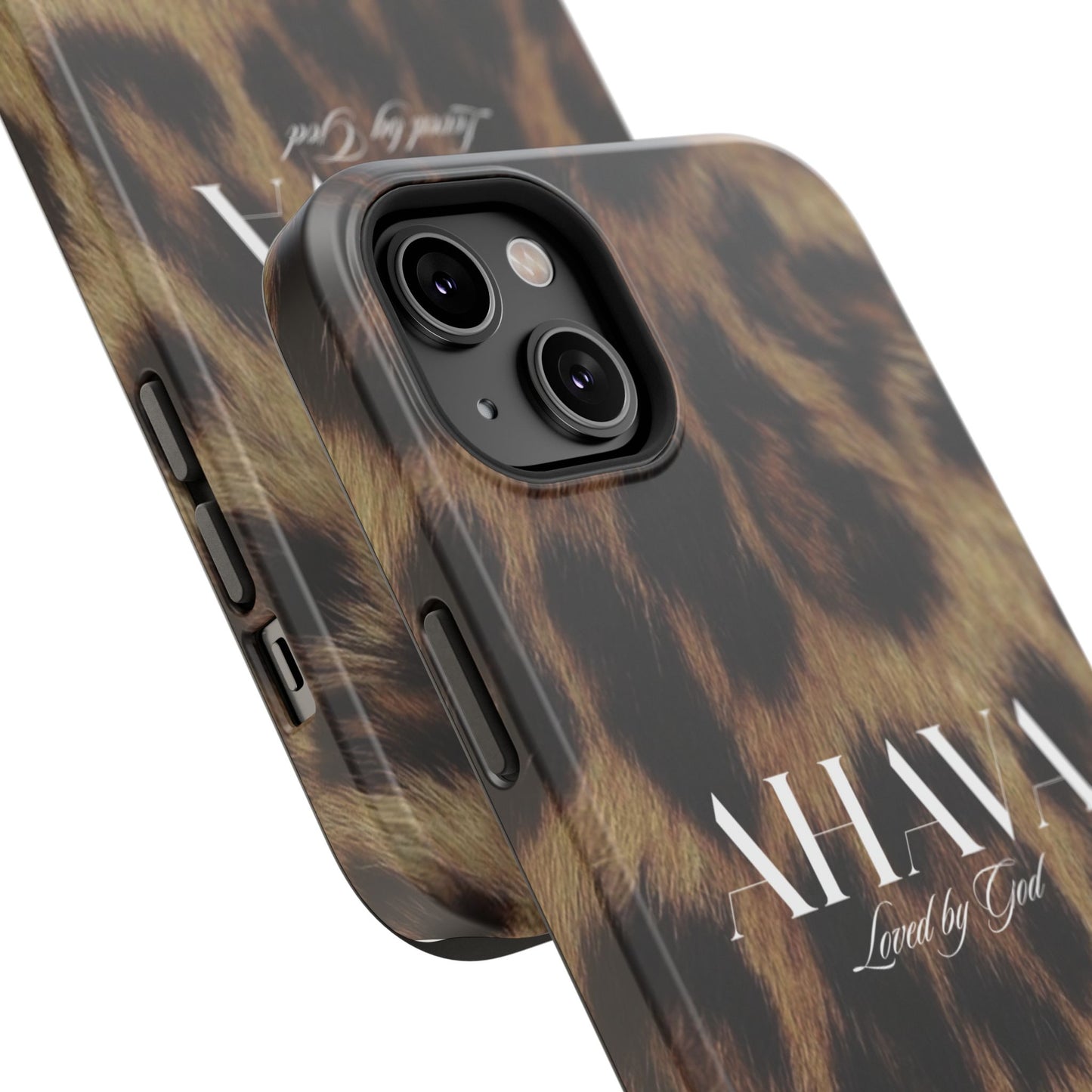 Leopard Print Ahava Phone Case
