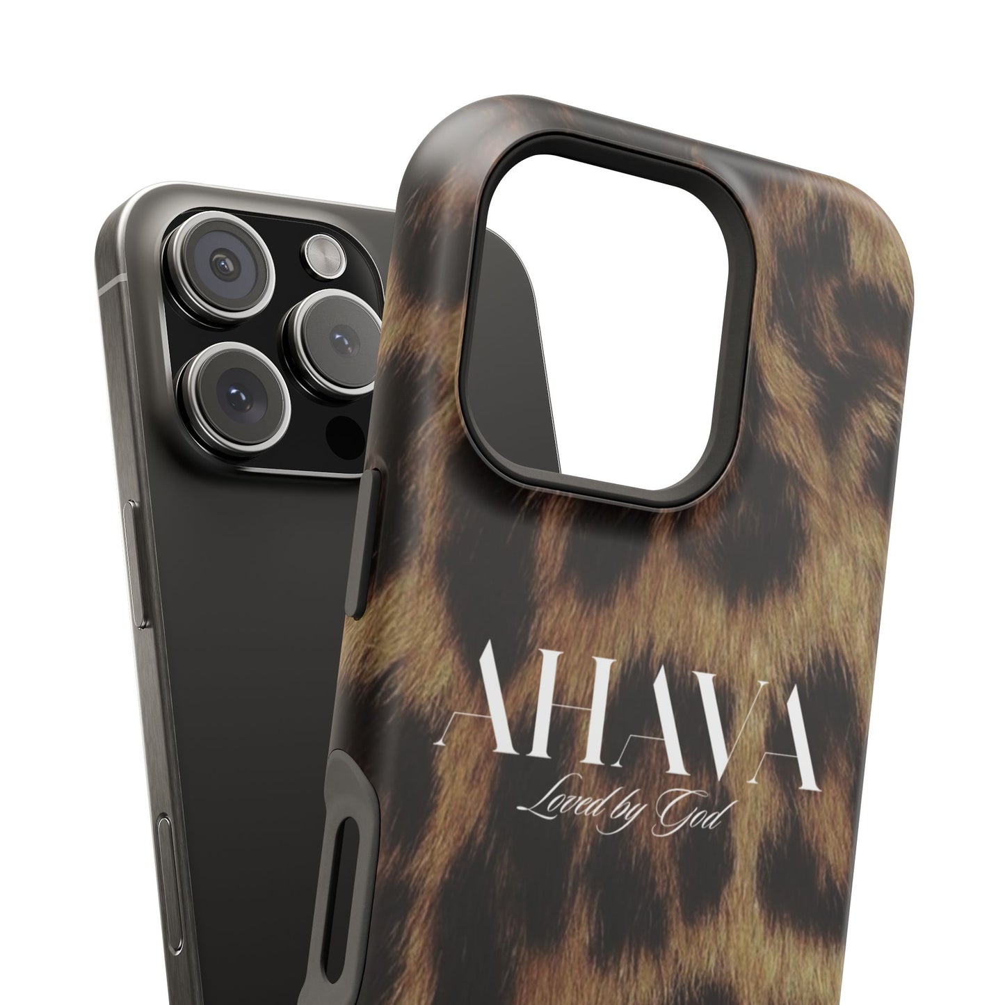 Leopard Print Ahava Phone Case