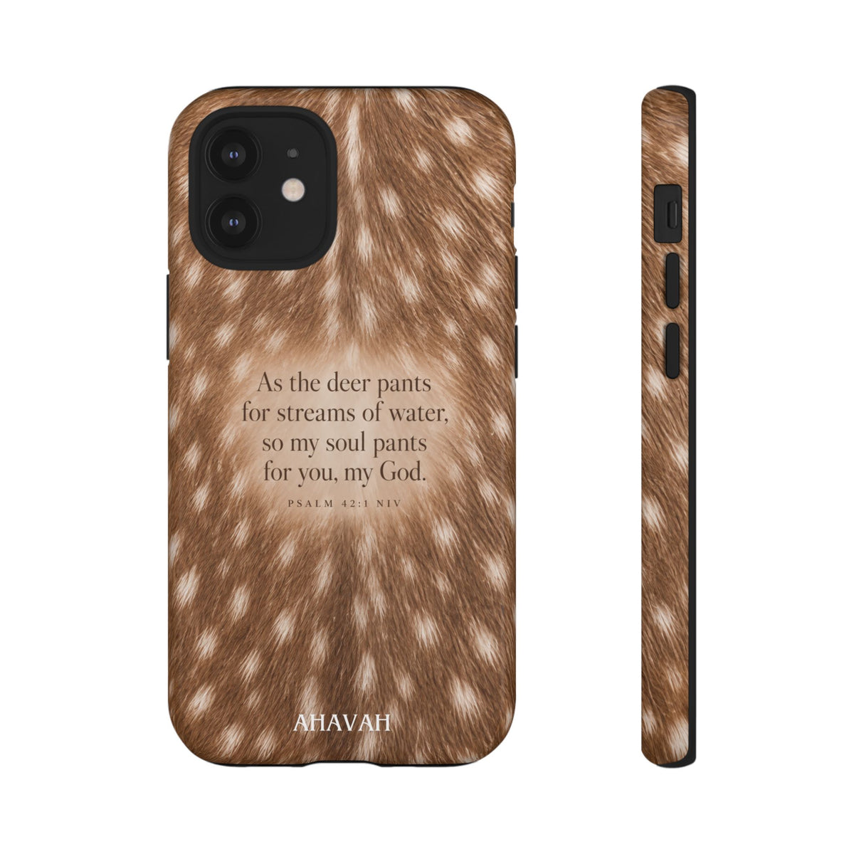Psalm 42:1 Fawn Print Phone Case