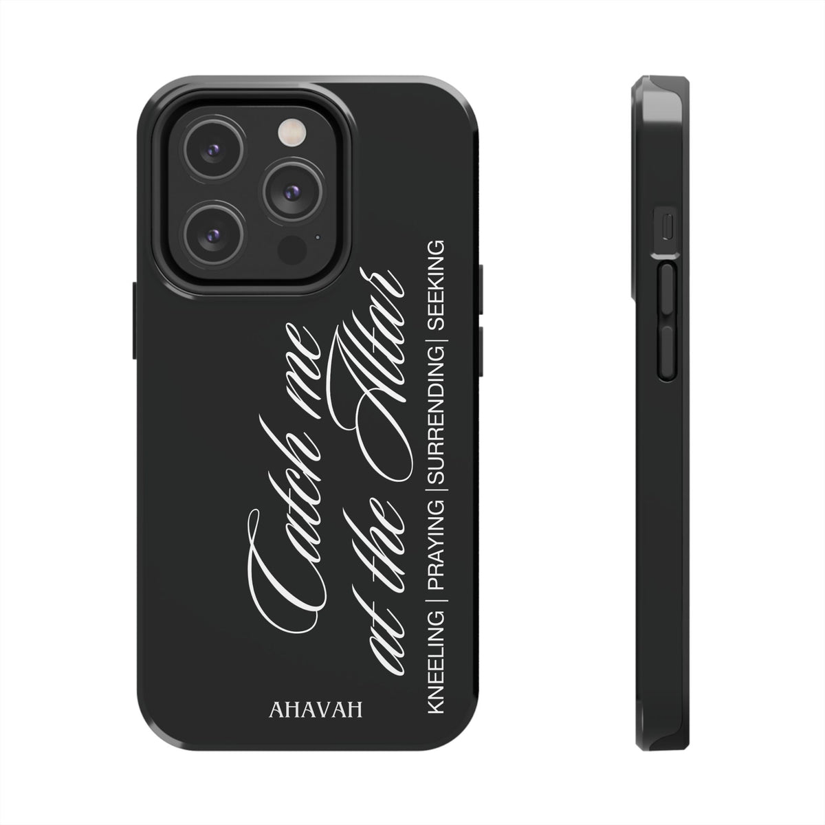 Catch Me at the Altar Black Phone Case