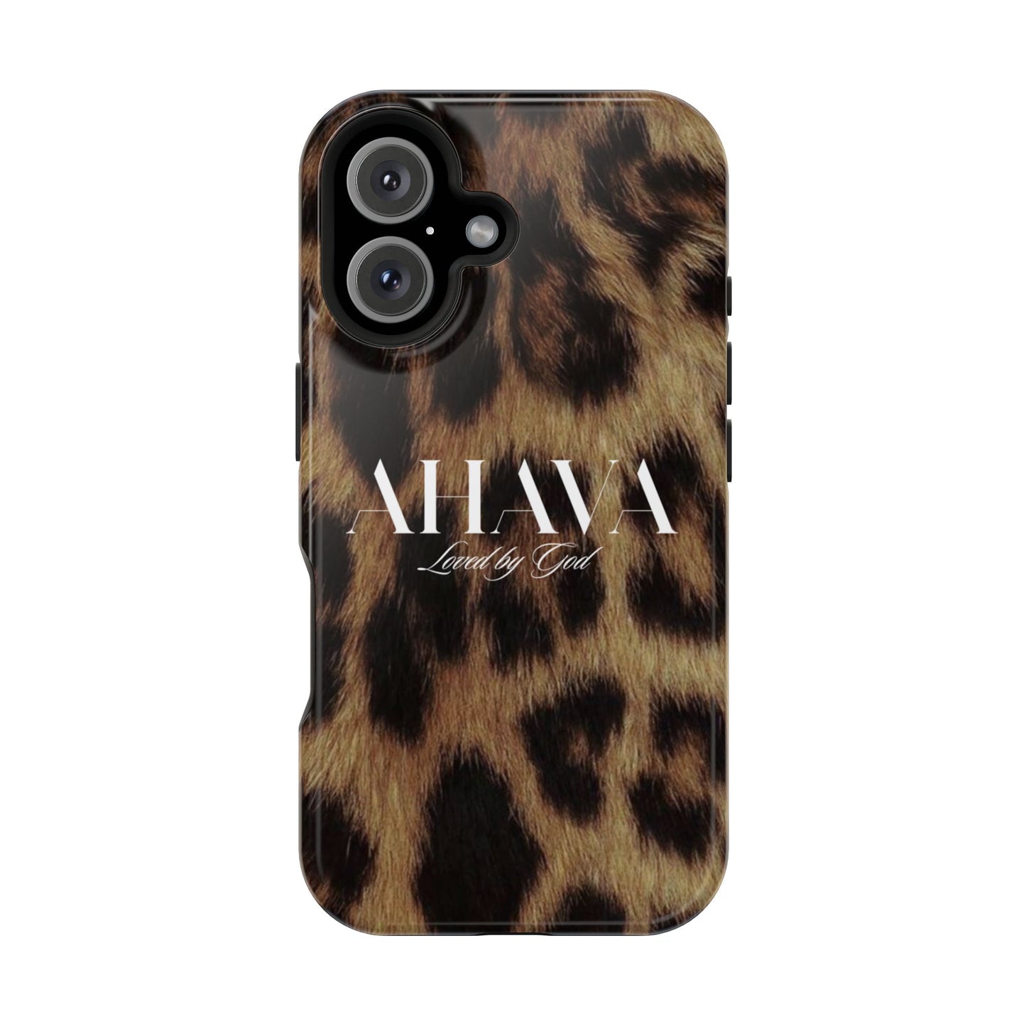 Leopard Print Ahava Phone Case