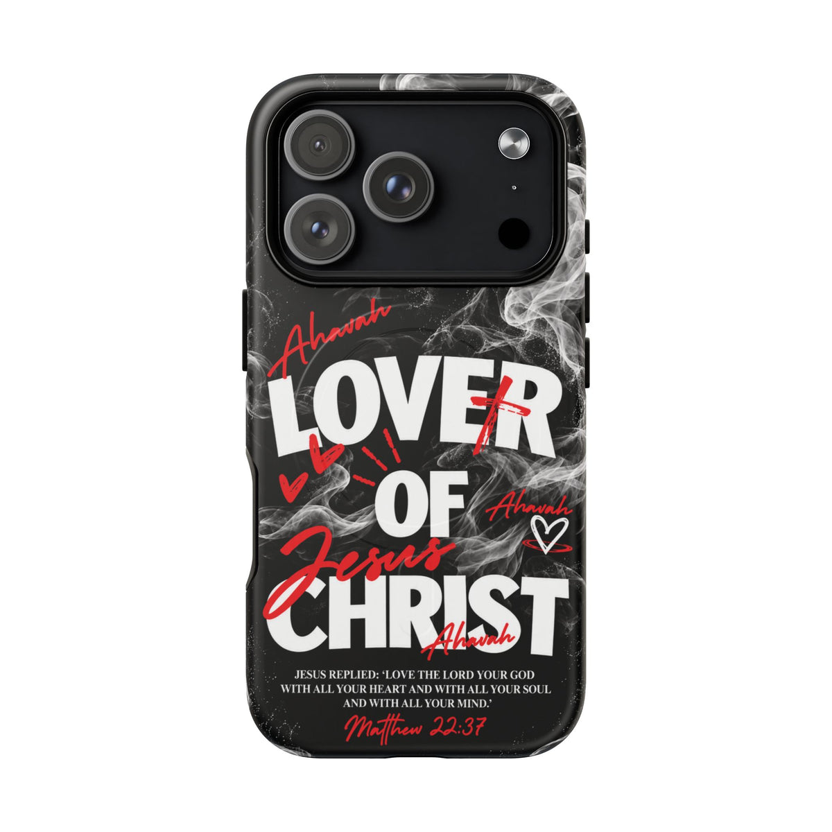 Lover of Christ | Matthew 22:37 MagSafe Phone Case