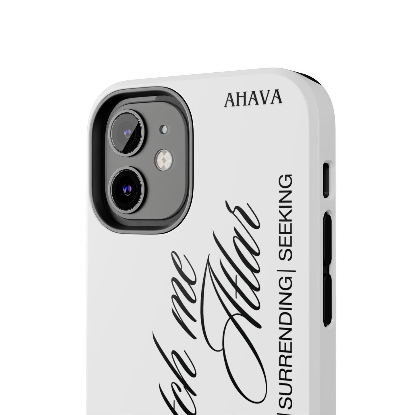 "Catch Me at the Altar" White Phone Case