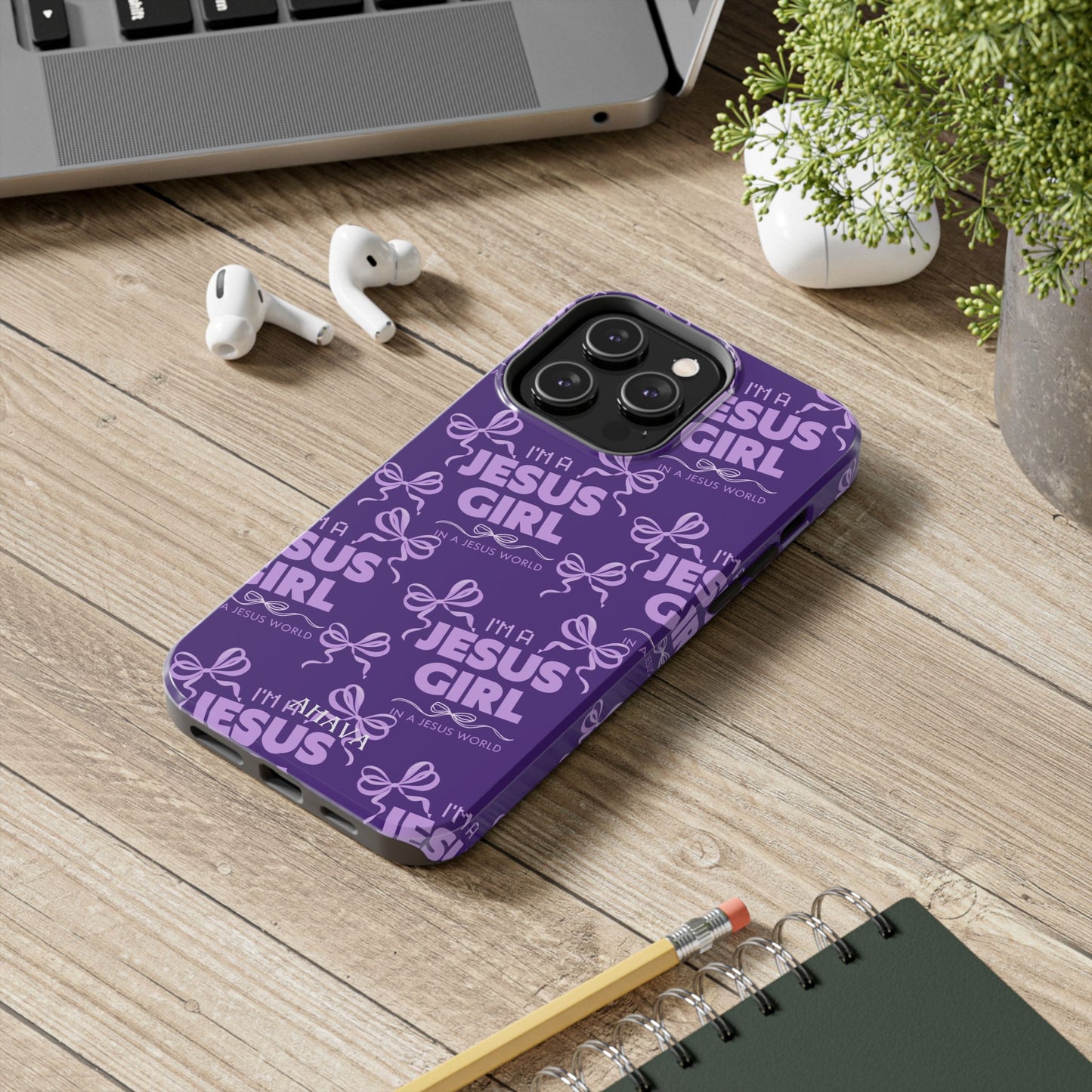 I'm a Jesus Girl Phone Case - Purple