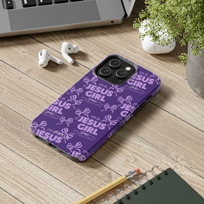 I'm a Jesus Girl Phone Case - Purple